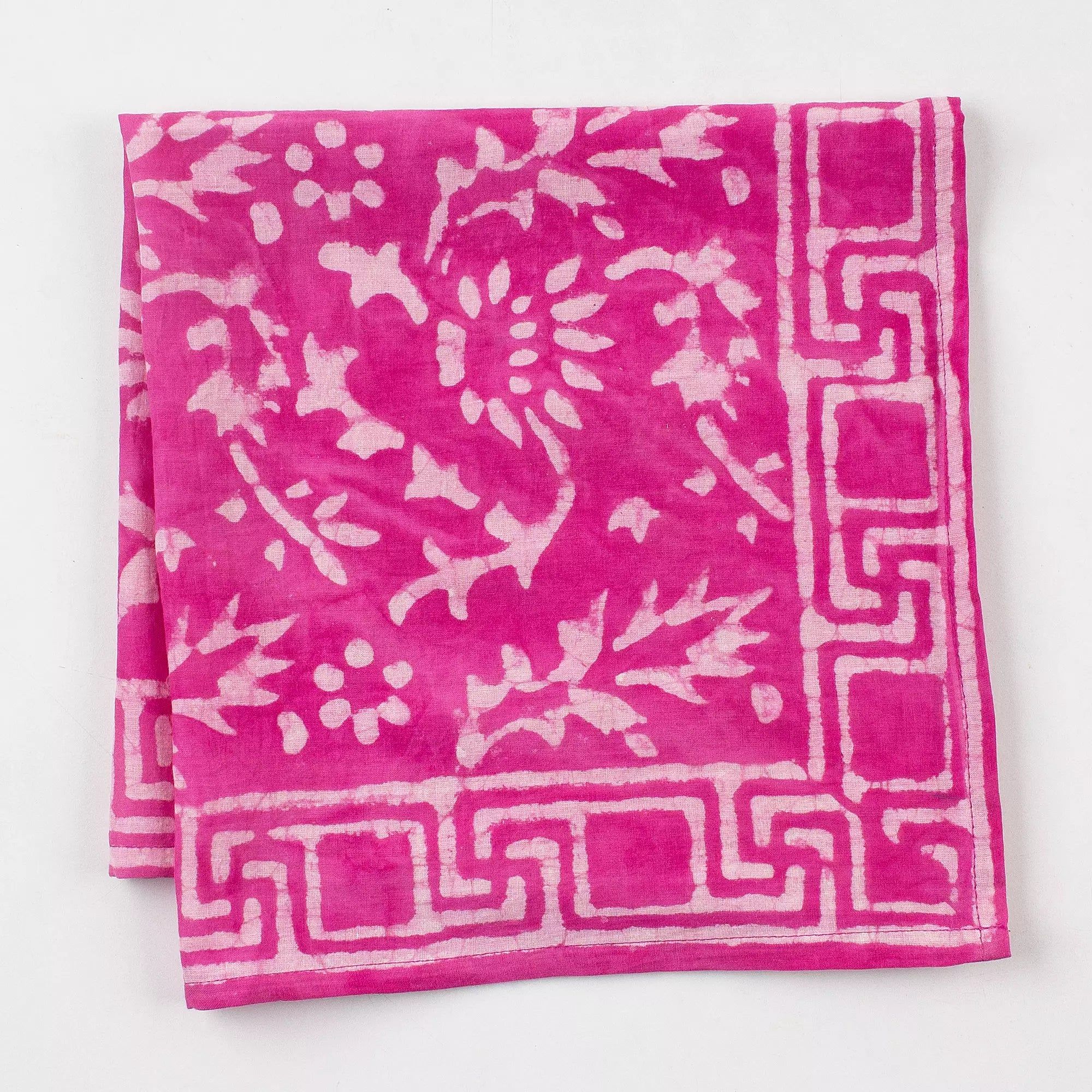 Unisex Hand Block Printed Soft Cotton Hair Bandana Cloth 620